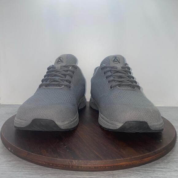 Zeba Steel Grey Mens Size 8.5 6E Extra Wide Shoes Sneakers Lace Up Mesh Comfort main image 8